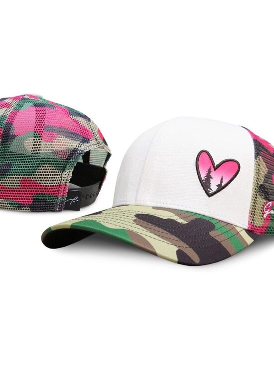〽️Women Pink Camo Snapback Baseball Cap Beach Trucker Accessories Hats